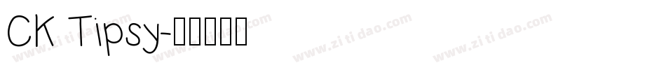 CK Tipsy字体转换